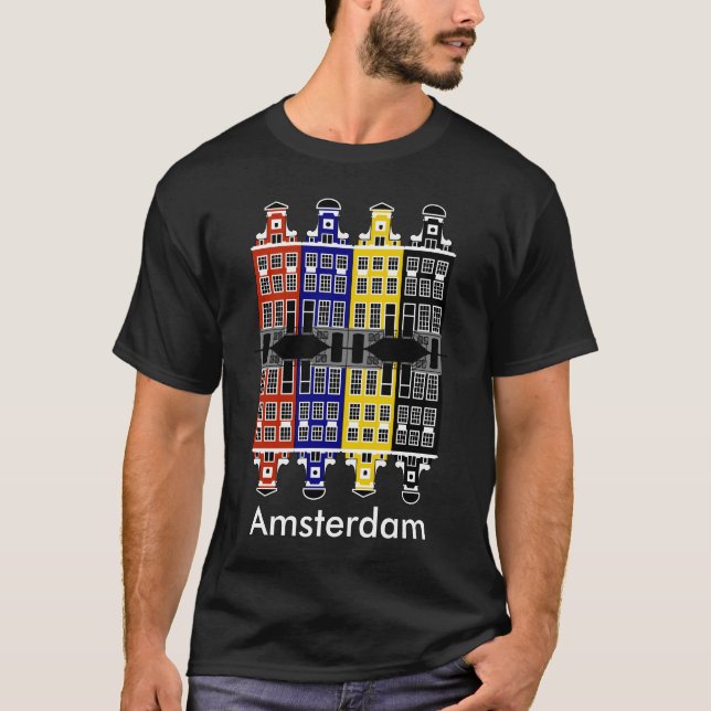 Amsterdam Architecture - Kaufhäuser T-Shirt (Vorderseite)