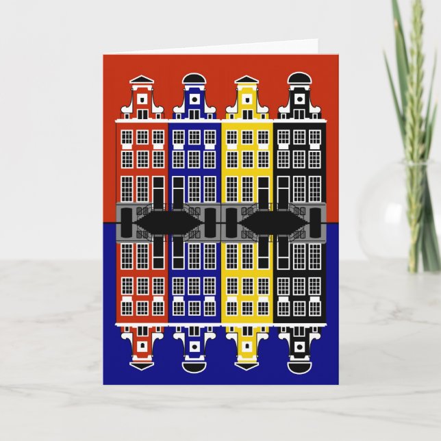 Amsterdam Architektur - Kaufhäuser Karte (Vorderseite)