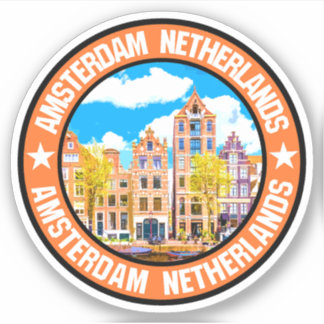 Amsterdam Aufkleber