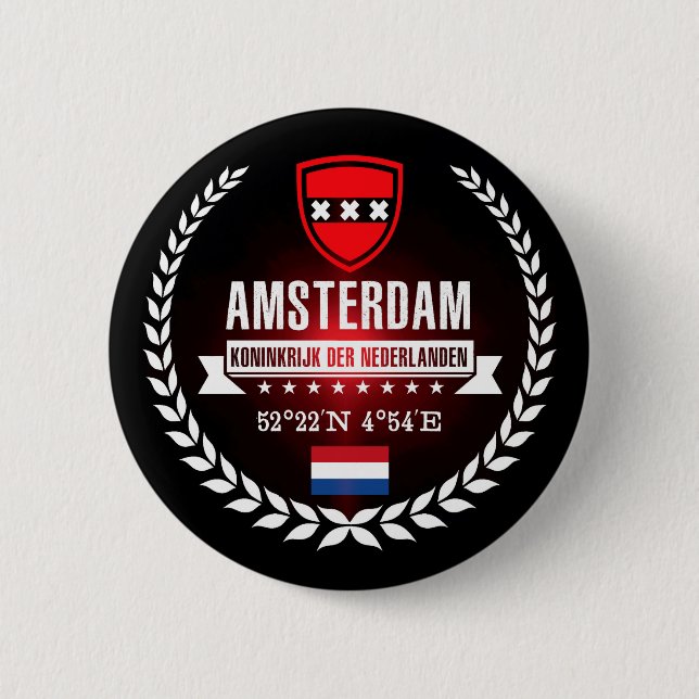 Amsterdam Button (Vorderseite)