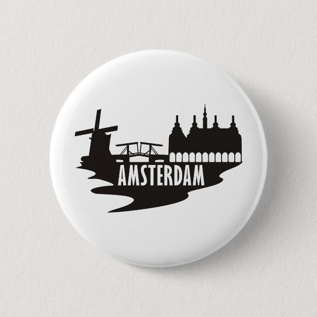 Amsterdam Button (Vorderseite)