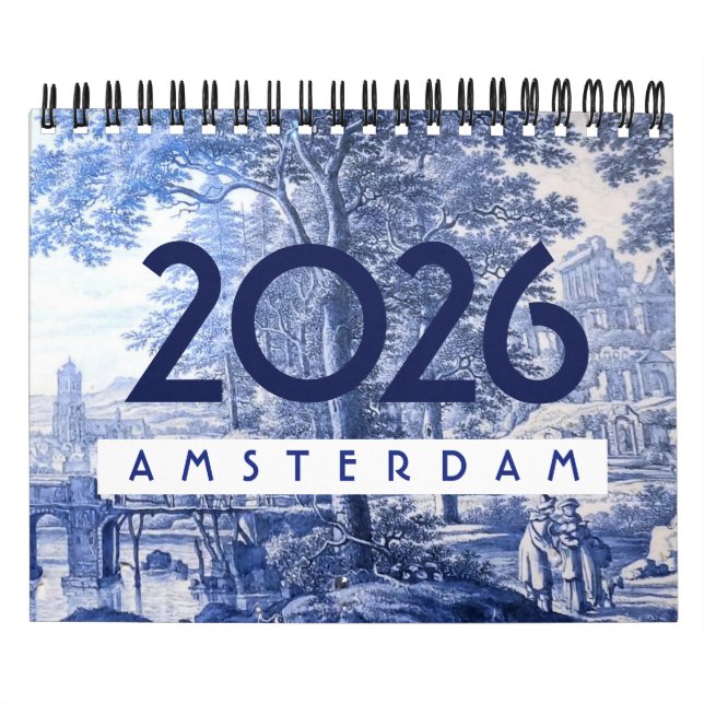 Amsterdam Calendar 2026 Kalender (Titelbild)