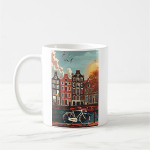 Amsterdam Canal Houses Kaffeetasse