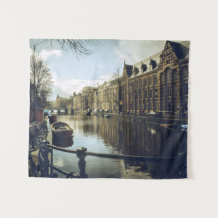 Amsterdam Canal Wandteppich