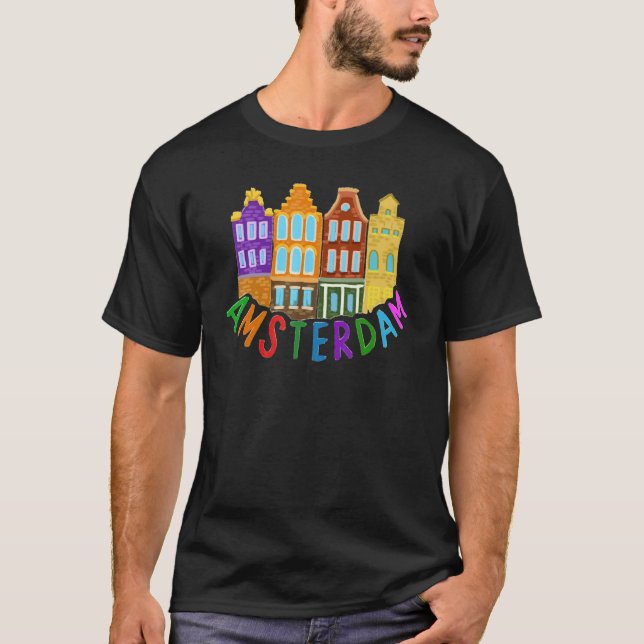 Amsterdam City Netherlands souvenir  for men women T-Shirt (Vorderseite)