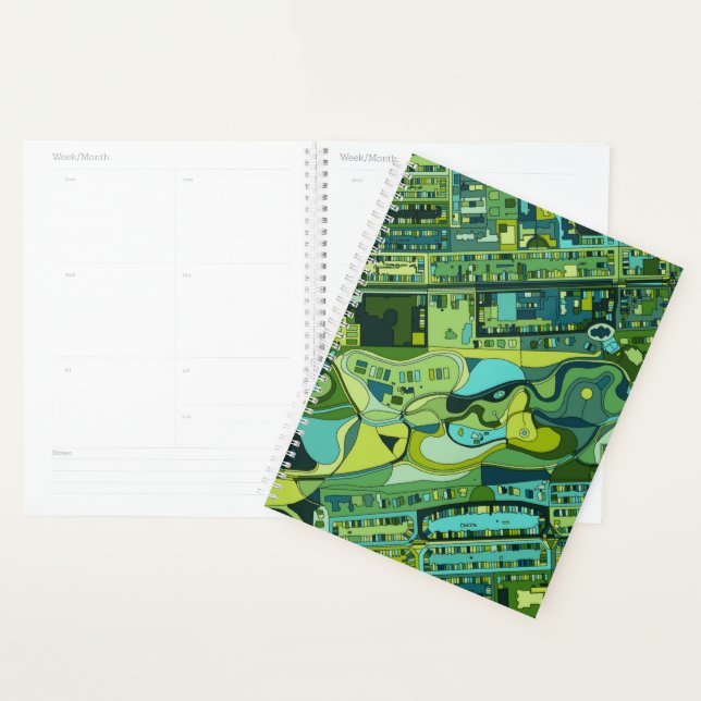 Amsterdam City Structure Map Planer (Anzeige)