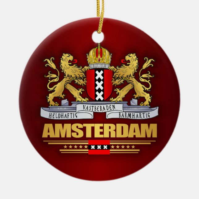 Amsterdam COA Keramik Ornament (Vorne)