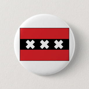 Amsterdam, die Niederlande Button