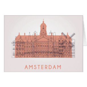Amsterdam, die Niederlande Skyline der