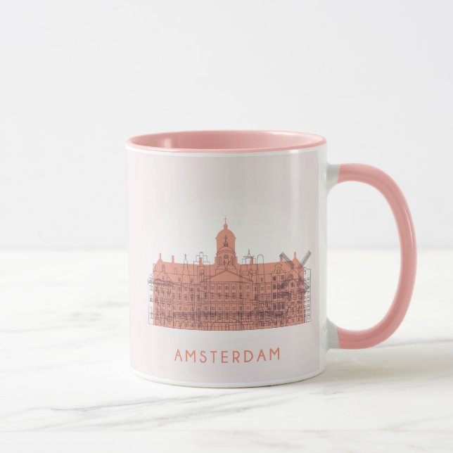 Amsterdam, die Niederlande | Skyline der Tasse (Rechts)