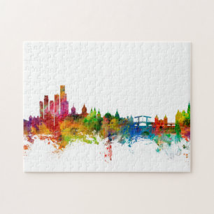 Amsterdam die niederländischen Skyline Puzzle