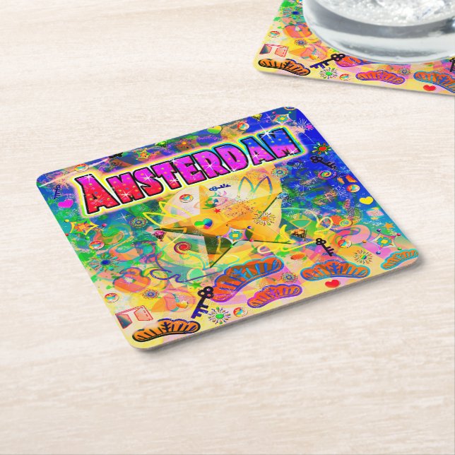 Amsterdam Epoch Hour Untersetzer (angewinkelt)