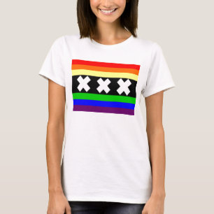 Amsterdam-Gay Pride-Flagge T-Shirt