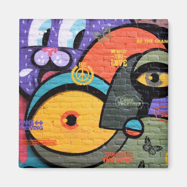 Amsterdam Graffiti Magnet (Vorne)