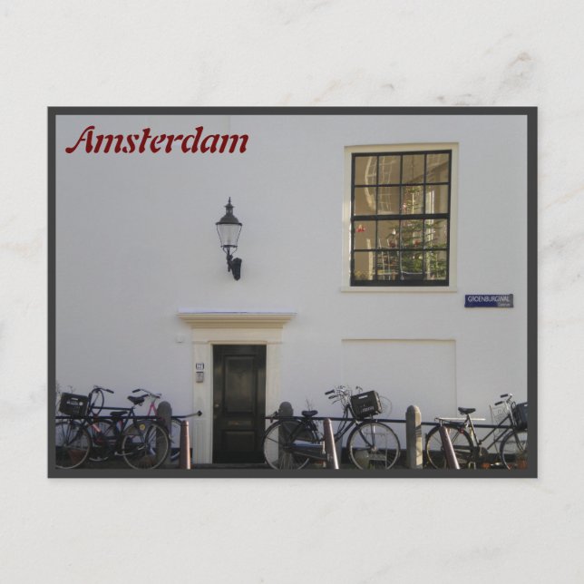 Amsterdam greetingcard postkarte (Vorderseite)