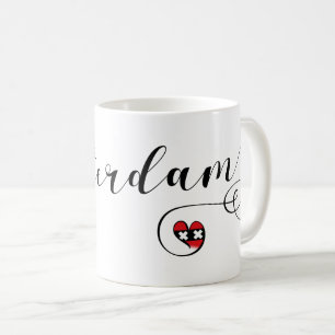 Amsterdam Heart Tasse, Niederlande Tasse