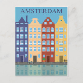 Amsterdam, Holland, Postkarte
