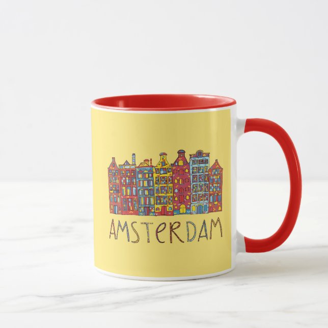 Amsterdam im Mosaik Tasse (Rechts)