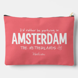 AMSTERDAM individuelle Name & Farbe Zubehörtasche