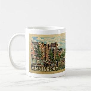 Amsterdam Kaffeetasse Holland Vintage