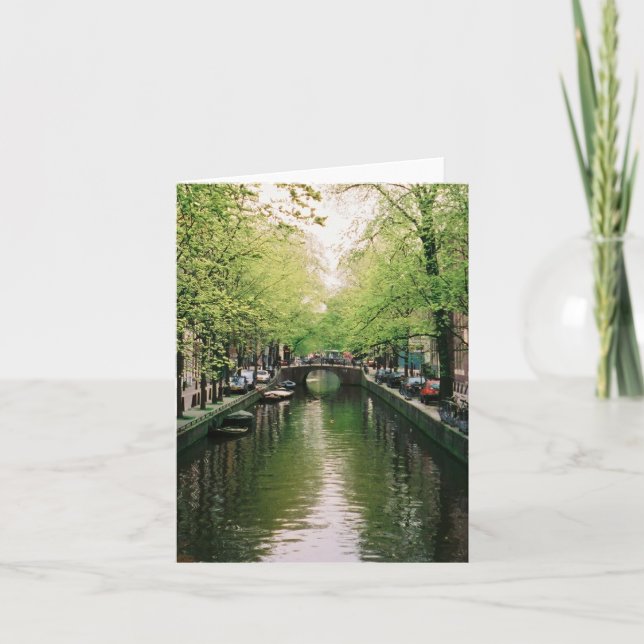 Amsterdam-Kanal-Karte Karte (Vorderseite)