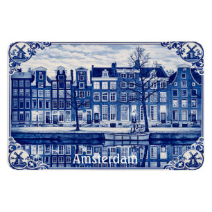 Amsterdam-Kanäle Häuser Magnet