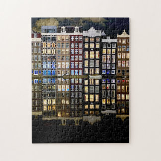 Amsterdam-Kanalhäuser-Jigsaw-Puzzle Puzzle