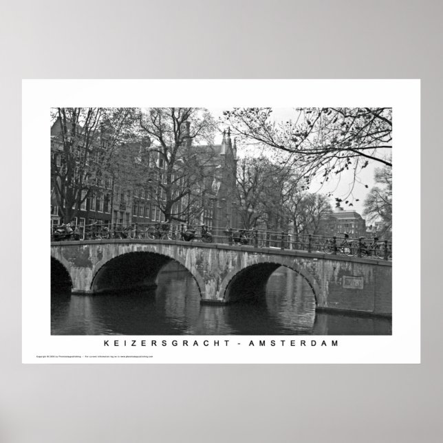 Amsterdam - Keizersgracht Poster (Vorne)