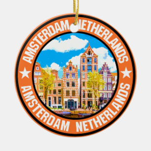 Amsterdam Keramik Ornament