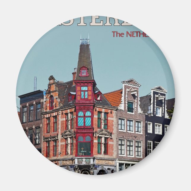 Amsterdam - Leidsestraat - Keizersgracht Magnet (Vorne)