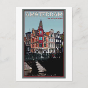Amsterdam - Leidsestraat - Keizersgracht Postkarte