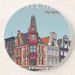 Amsterdam - Leidsestraat - Keizersgracht Untersetzer