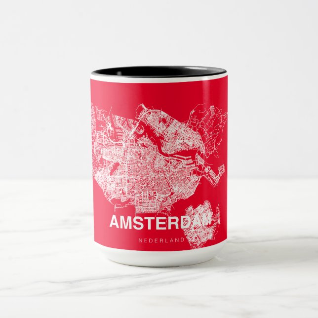 Amsterdam map tasse (Zentrum)