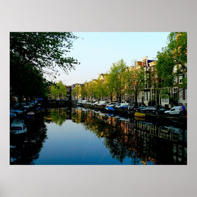 Amsterdam Mornings Poster (Vorne)