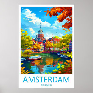 Amsterdam Nationalpark Poster Ski Reisen 2Vintage