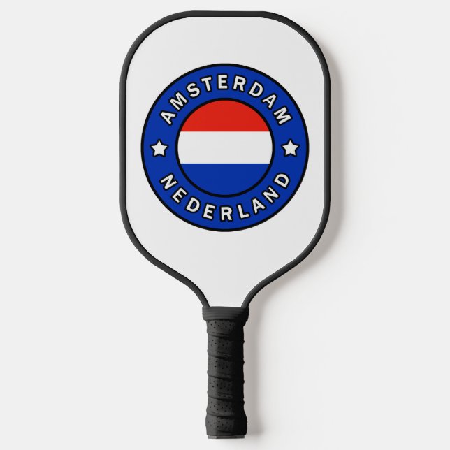 Amsterdam Nederland Pickleball Schläger (Vorderseite)