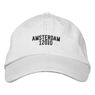 Amsterdam New York Hat Bestickte Baseballkappe
