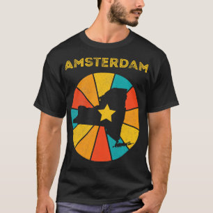 Amsterdam New York Vintag Distressed Souvenir 1 T-Shirt