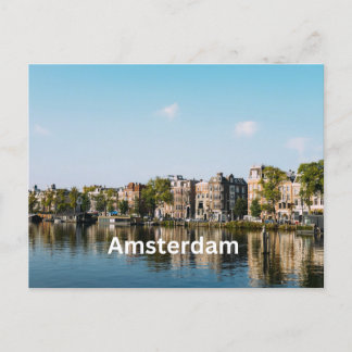 Amsterdam, Niederlande Alte historische Gebäude Postkarte