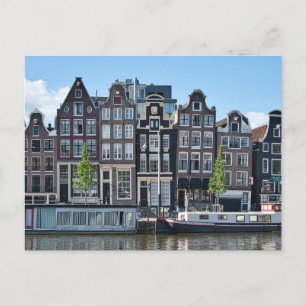 Amsterdam, Niederlande Alte historische Gebäude Postkarte