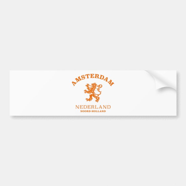 AMSTERDAM Niederlande Autoaufkleber (Vorne)