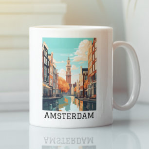 Amsterdam Niederlande Canal Travel Kaffeetasse
