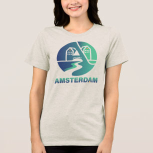 Amsterdam Niederlande Europa Tri-Blend Shirt