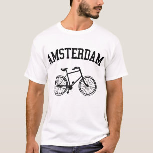 Amsterdam - Niederlande Fahrrad Holland Geschenk T-Shirt
