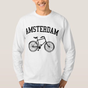 Amsterdam - Niederlande Fahrrad Holland Geschenk T-Shirt