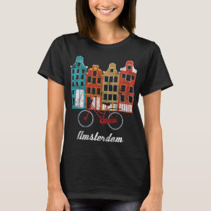 Amsterdam Niederlande Heritage Europe Travel Bike T-Shirt