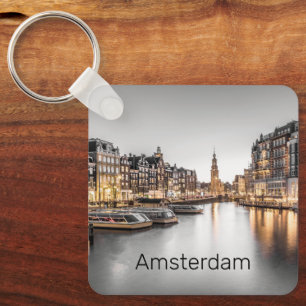 Amsterdam Niederlande Holland Niederländisch Souve Schlüsselanhänger