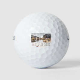 Amsterdam Niederlande Holland Vintage Souvenir Golfball