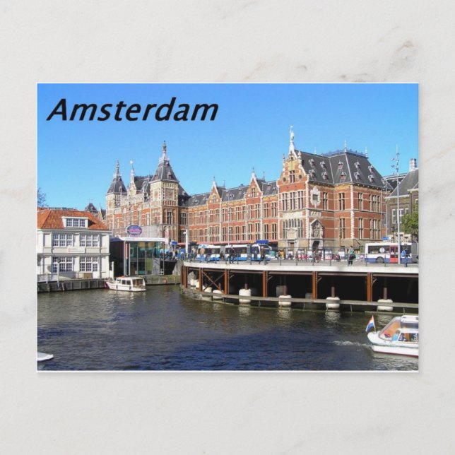Amsterdam-Niederlande—[kan.k] Postkarte (Vorderseite)