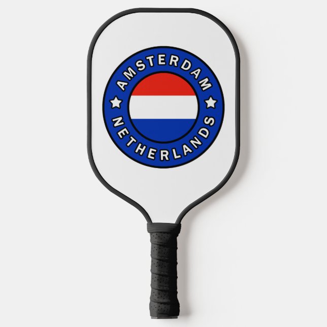 Amsterdam Niederlande Pickleball Schläger (Vorderseite)